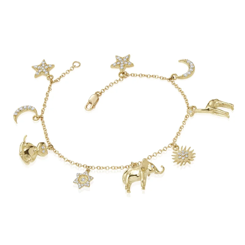 Open-horizon bracelet-Serengeti Charm Bracelet / Anklet