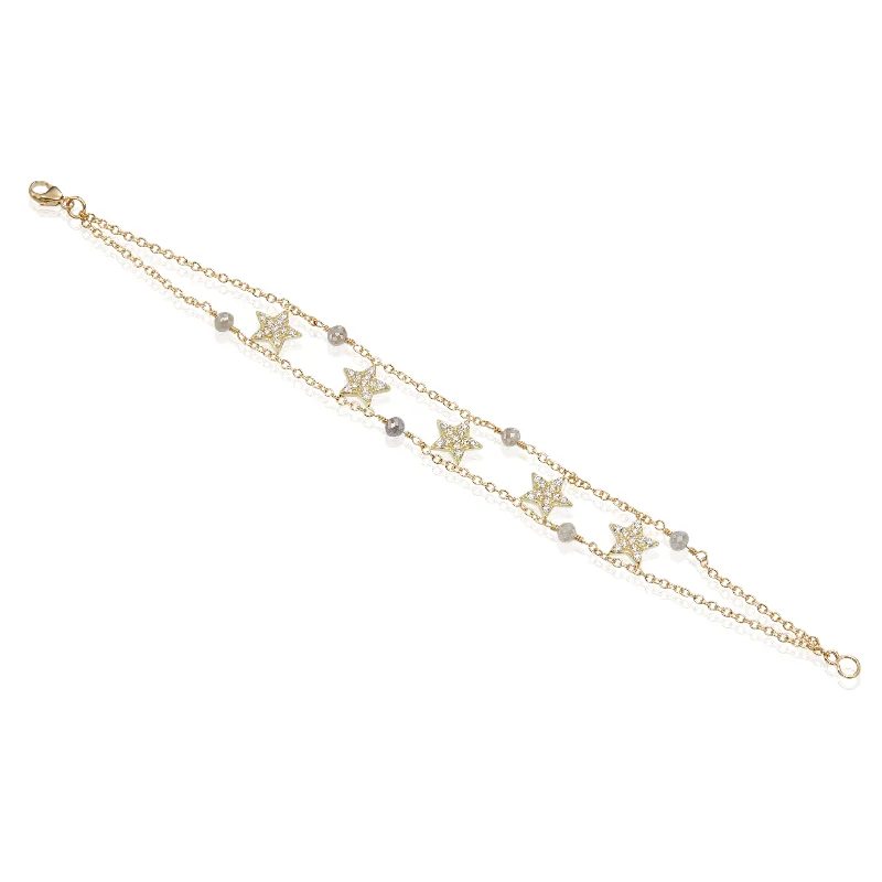 Glimmering gem bracelet-Star Bright Bracelet