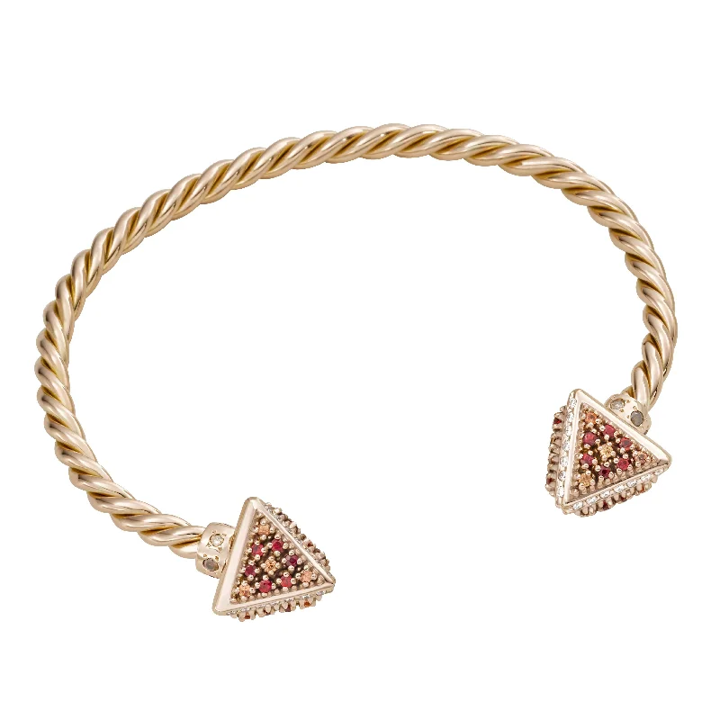 Four-stone bracelet-Twisted Brilliance