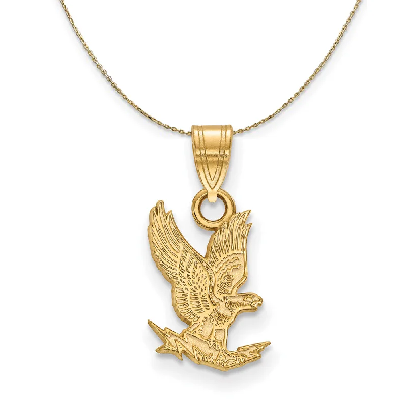 Flowing arc necklace-14k Yellow Gold Air Force Academy Small Necklace