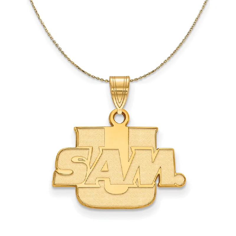 14k Yellow Gold Samford U. Small Necklace