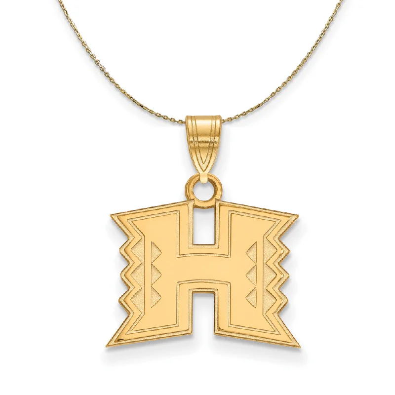 14k Yellow Gold The U. of Hawai'i Small Necklace