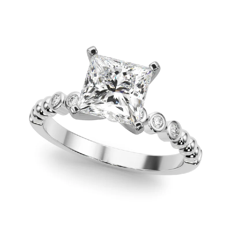 Clean cut ring-14K Engagement Ring Solitaire