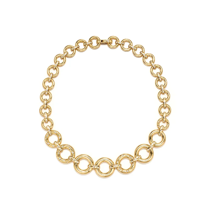 Vine-curl necklace-18K Cosmos Jean d'Arc Necklace