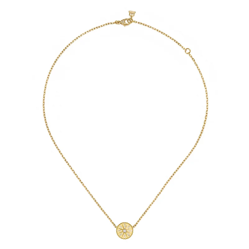 Ten-gem necklace-18K Orbit Star Necklace