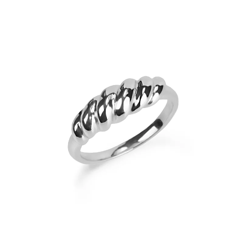 Pulse-wave ring-Croissant ring