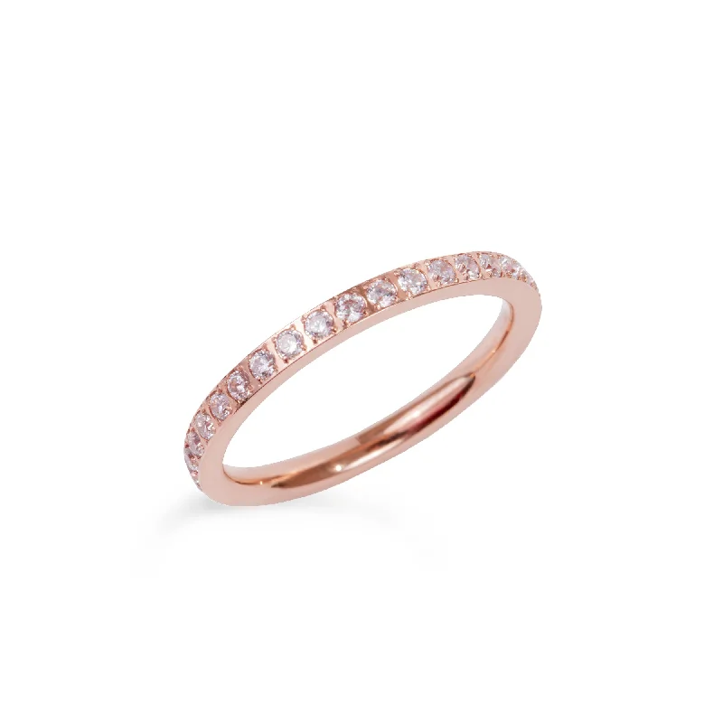 Layered tier ring-Eternity ring