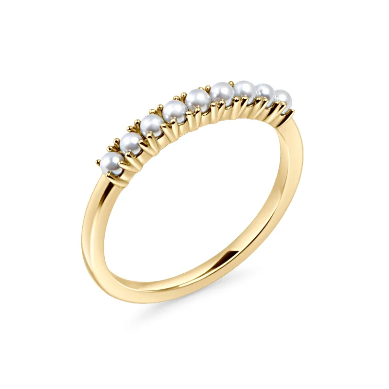 Shimmering platinum ring-Madeline Ring