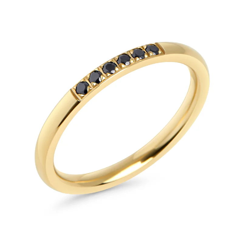 Flowing arc ring-Melia Ring