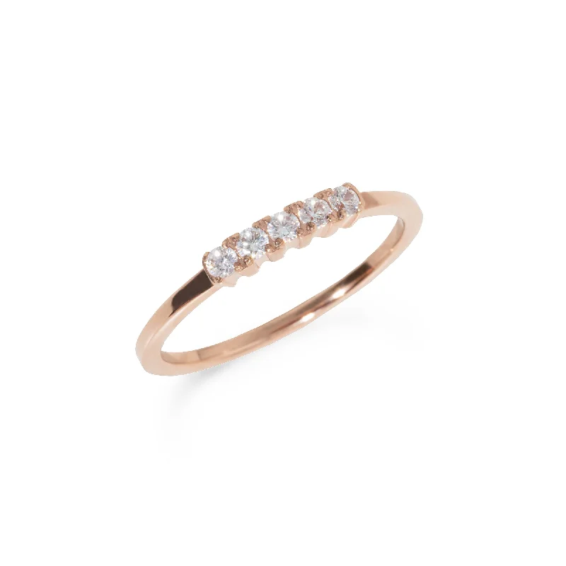 Raised-tier ring-Rising star ring