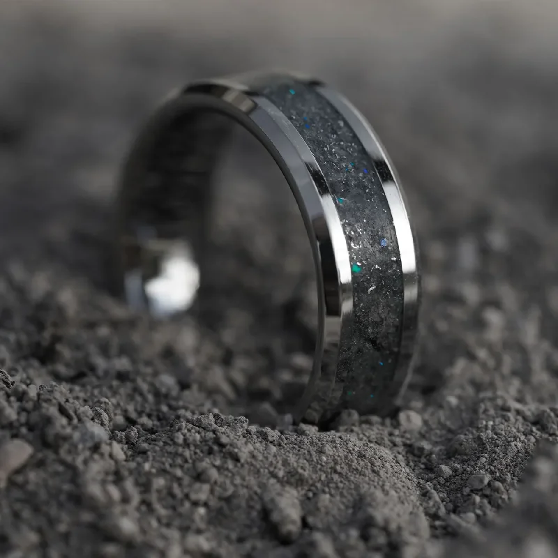 Ten-gem ring-Star Dust™ Ring on Tungsten