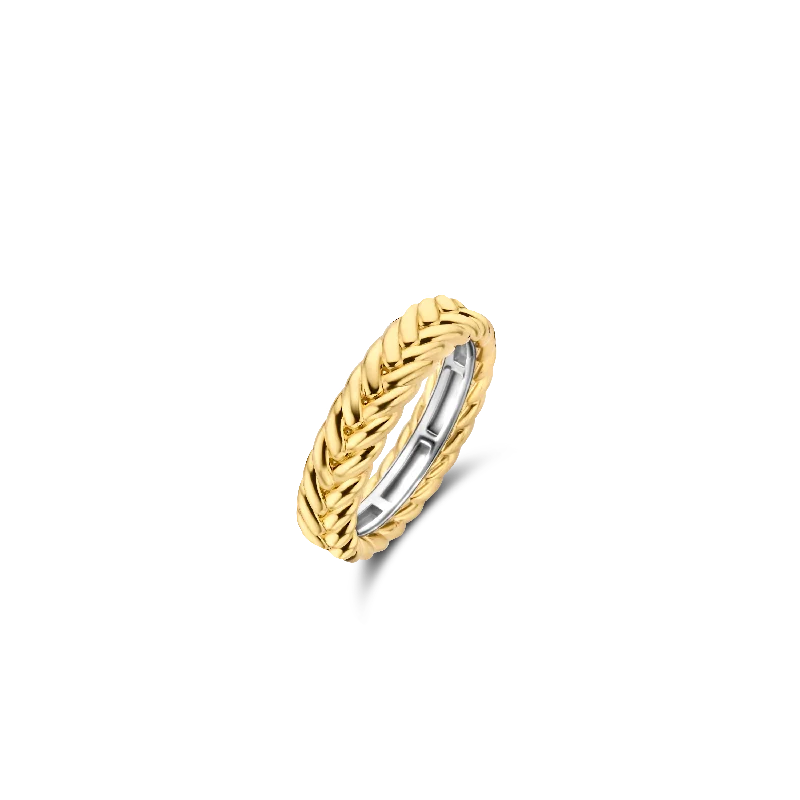 Patterned glaze ring-TI SENTO Ring 12263SY