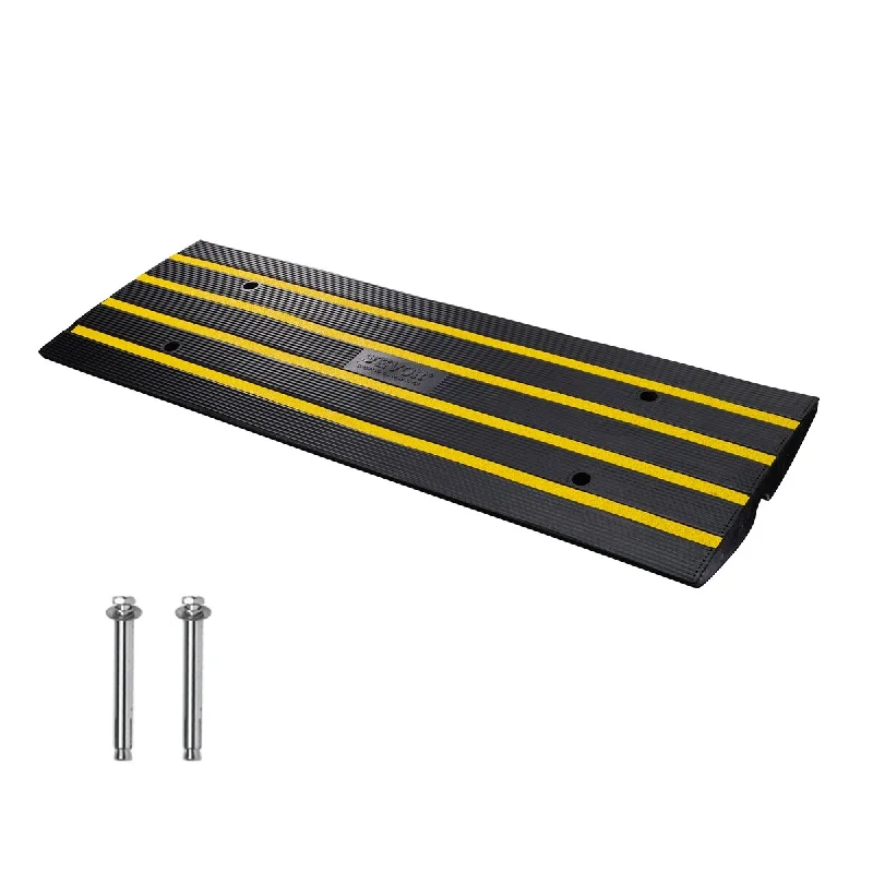 Natural sapphire ring-VEVOR Curb Ramp 2.6" Rise Rubber Driveway Ramps Heavy Duty 15T Weight Capacity Threshold Ramp