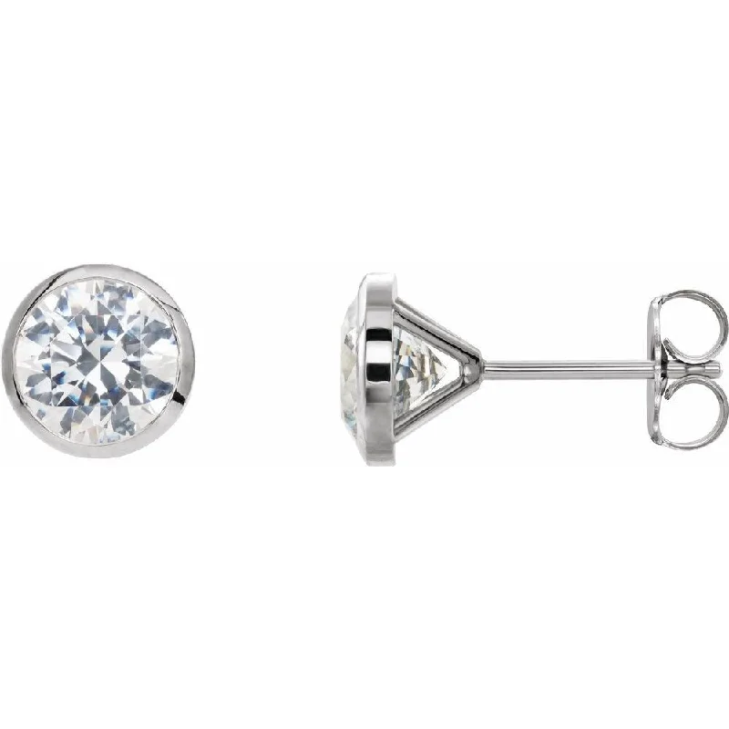 Lush agate earrings-14k White Gold 1/3 CTW Diamond Cocktail-Style Earring for Women