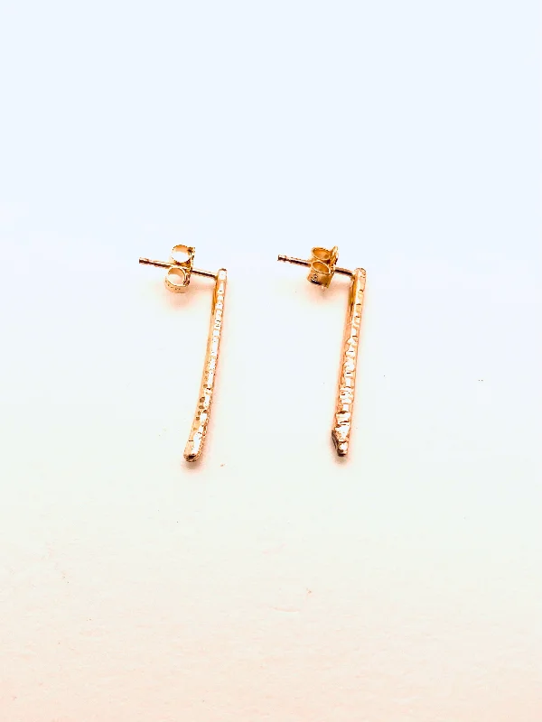 Ten-gem earrings-Gold Filled Mini Spike Studs