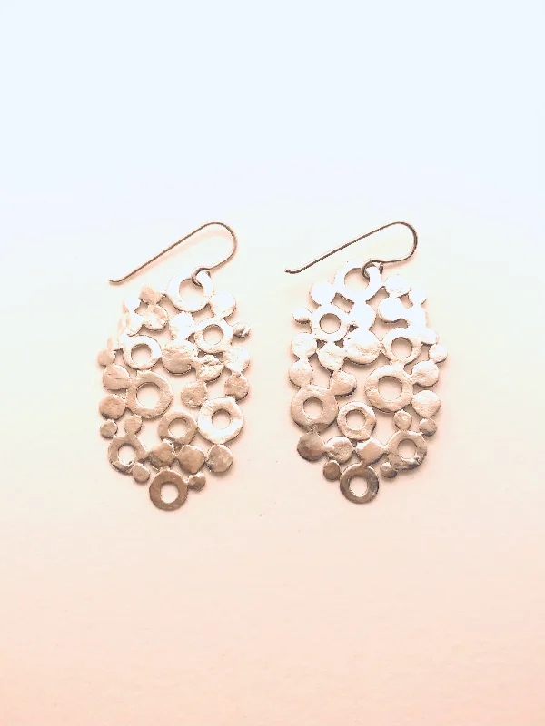 Bloom-bud earrings-Kimpt Clouds Sterling Earrings